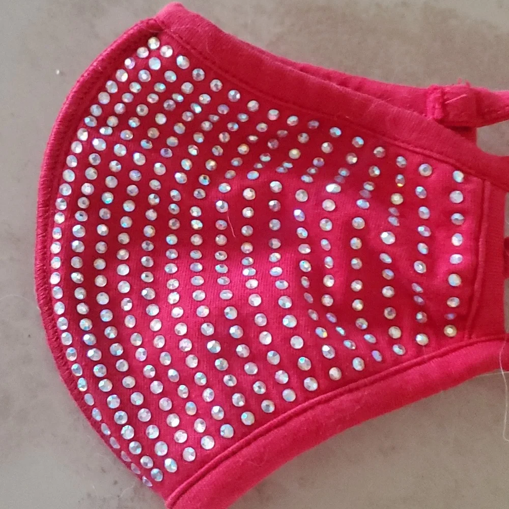 **SALE**Red Jeweled Facemask nwot